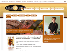 Tablet Screenshot of greatfullplates.com